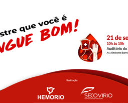 Mostre que você é Sangue Bom: Secovi Rio promove ação solidária em parceria com Hemorio
